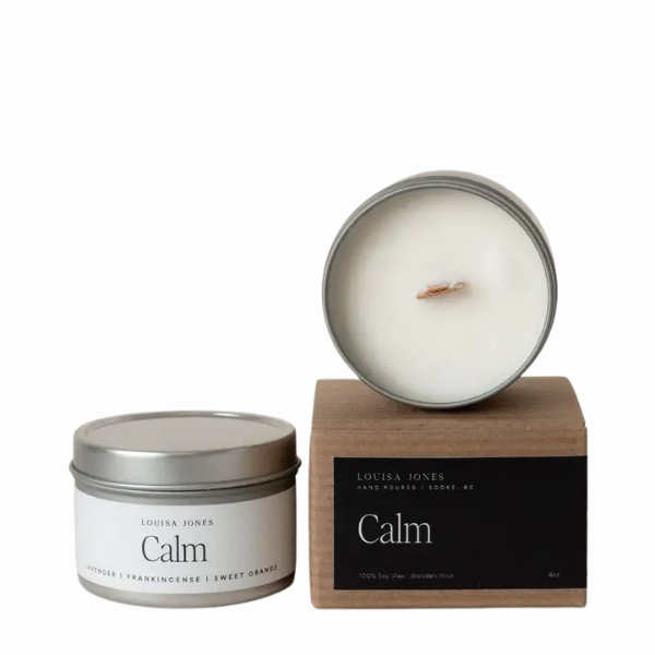 Calm Travel Candle With Wooden Wick