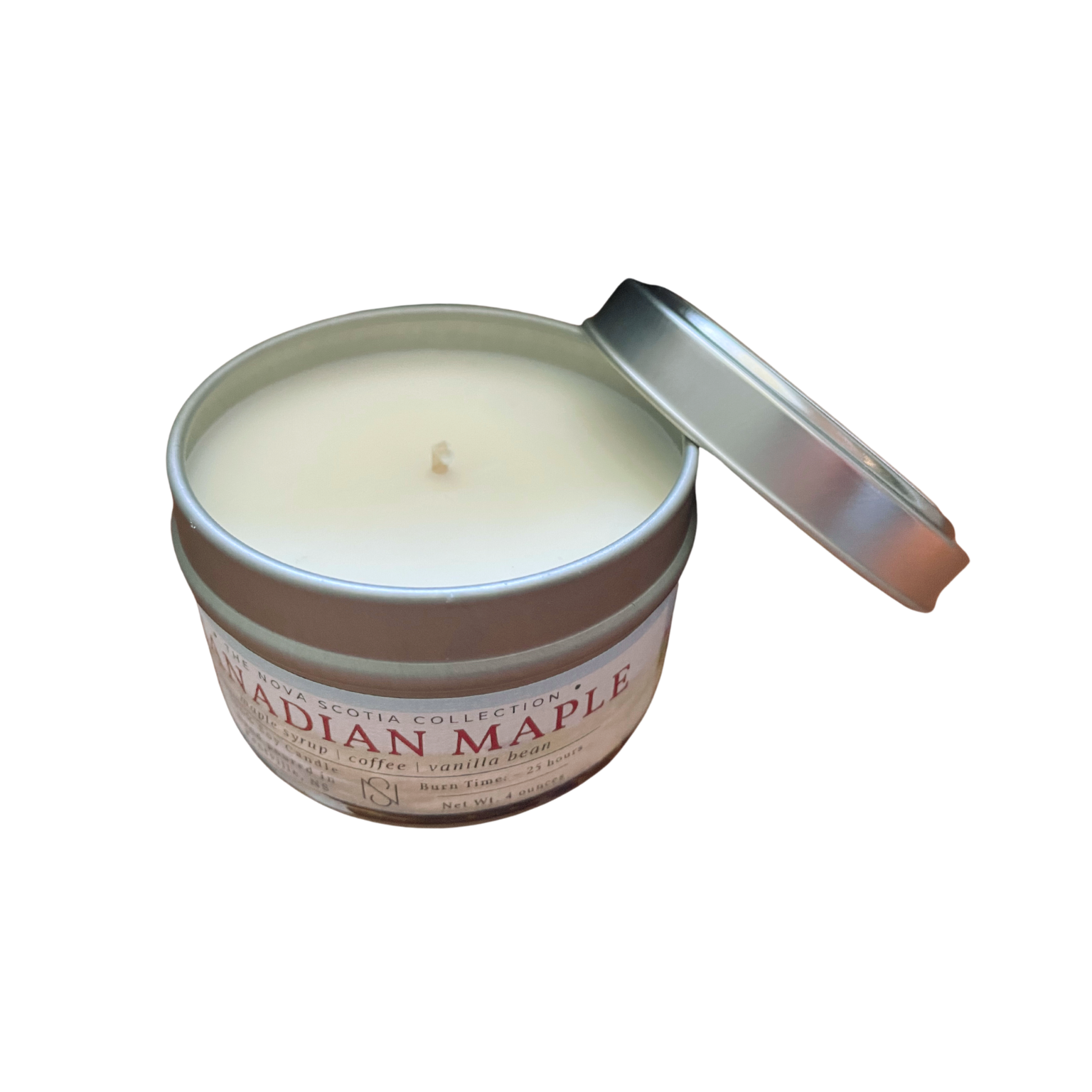 Canadian Maple Soy Candle 4oz Black Bow Gift Co