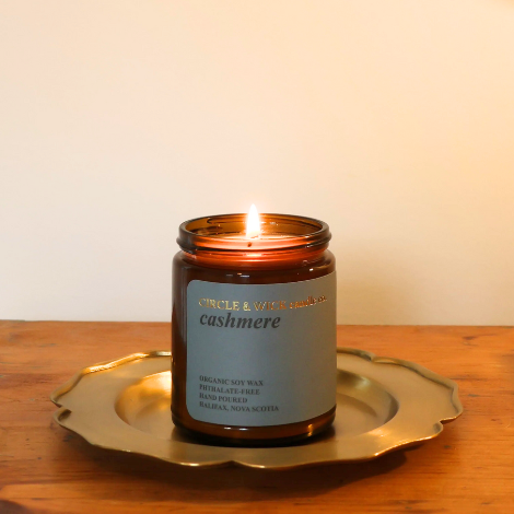 Cashmere 9oz Soy Wax Candle