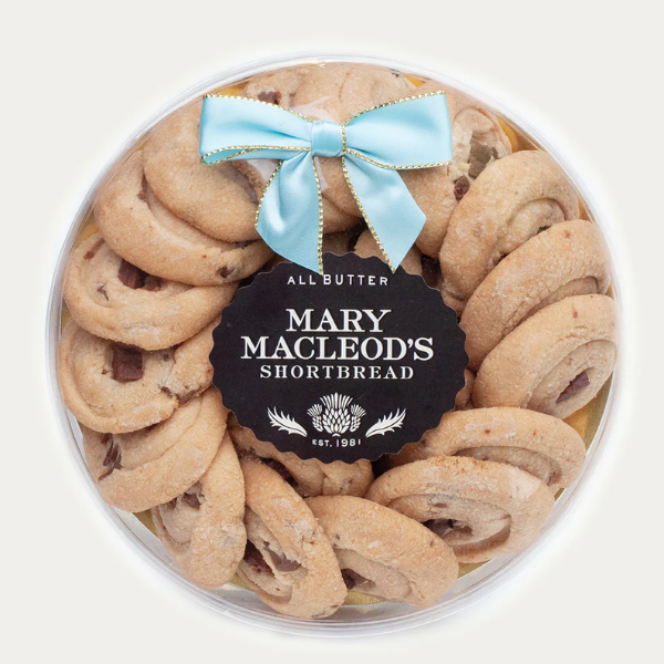 Chocolate Crunch Shortbread (6” container ~17 Shortbread)