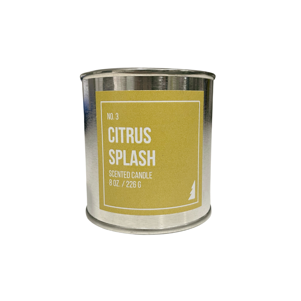 Margaret Craig- Citrus Splash Paint Can Wood Wick Candle
