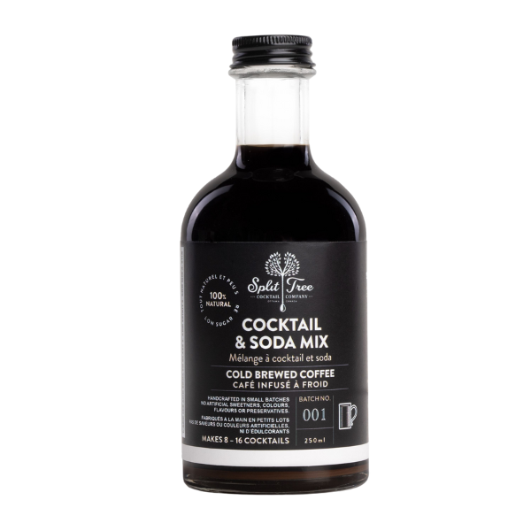 Cold Brewed Coffee Cocktail and Soda Mix