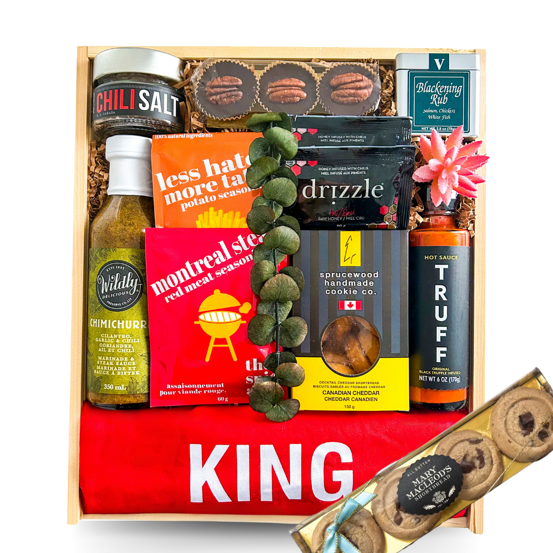Father’s Day Gifts Canada, BBQ Gifts For Dad, Grilling Gift Boxes, Father’s Day Gift Delivery, Shipped Father’s Day Gifts, Gifts For Grill Masters, Gourmet BBQ Gifts, Spice Lover Gifts, Hot Sauce Gifts For Dad, King Of The Grill Gifts, Unique Father’s Day Gifts, Gifts For Him, Gifts For Men, Father’s Day Foodie Gifts, BBQ Seasoning Gift Box, Apron Gift Set For Dad, Thoughtful Father’s Day Gifts, Outdoor Cooking Gifts, Dad Snack Boxes, Meat Lover Gifts
