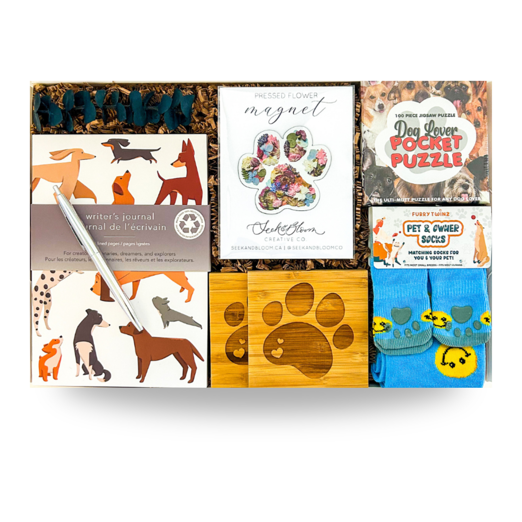 Dog Owner's Delight Black Bow Gift - Main Image