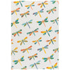 Multi Colour Dragon Fly Dish Towel