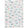 Blue & Red Dragon Fly Dish Towel