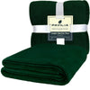 Fleece Throw Blanket - Emerald Green