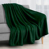 Fleece Throw Blanket - Emerald Green