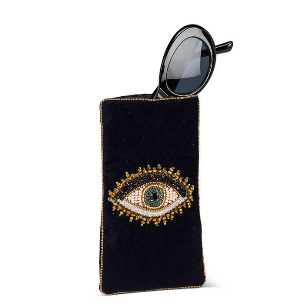 Eyeglass Case with Evil Eye