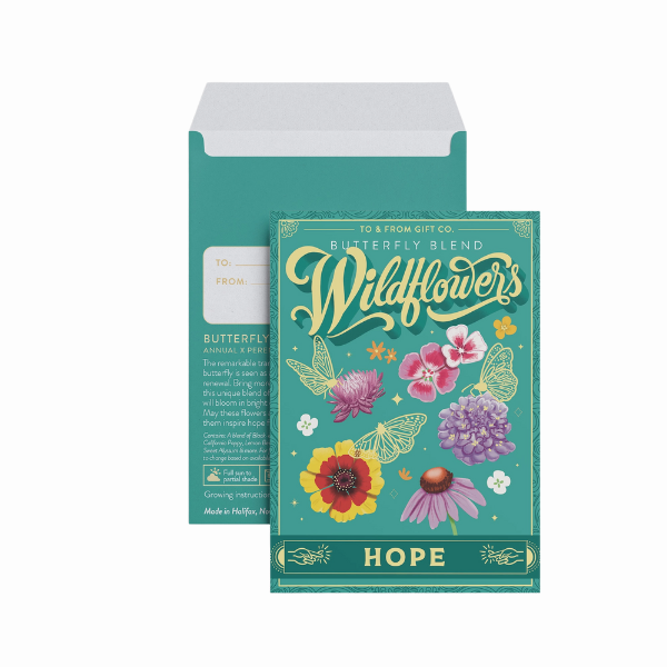 Floriography Seed Packet - Butterfly Wildflowers (Hope)