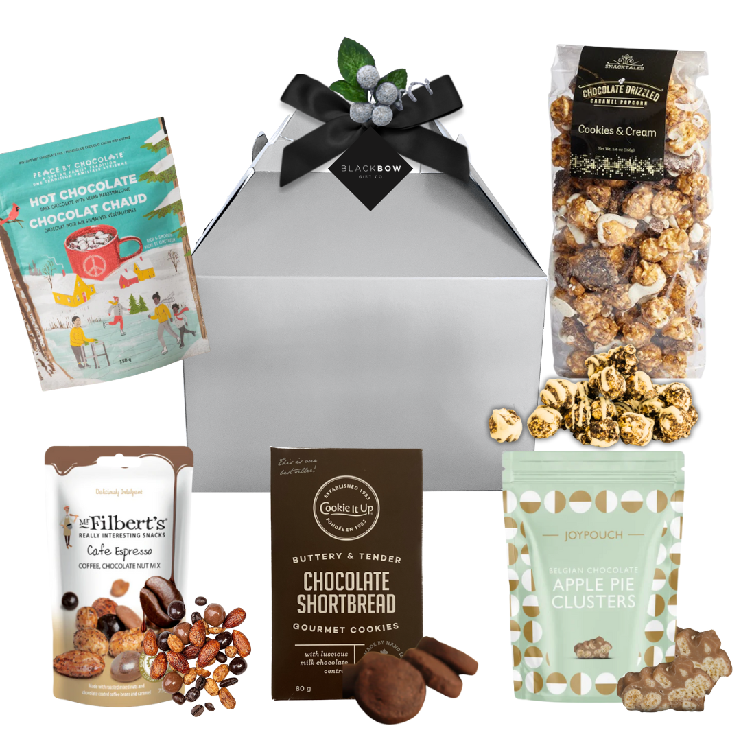 Simply Sweet gourmet treat box with cookies, chocolate, and confections for one or two people