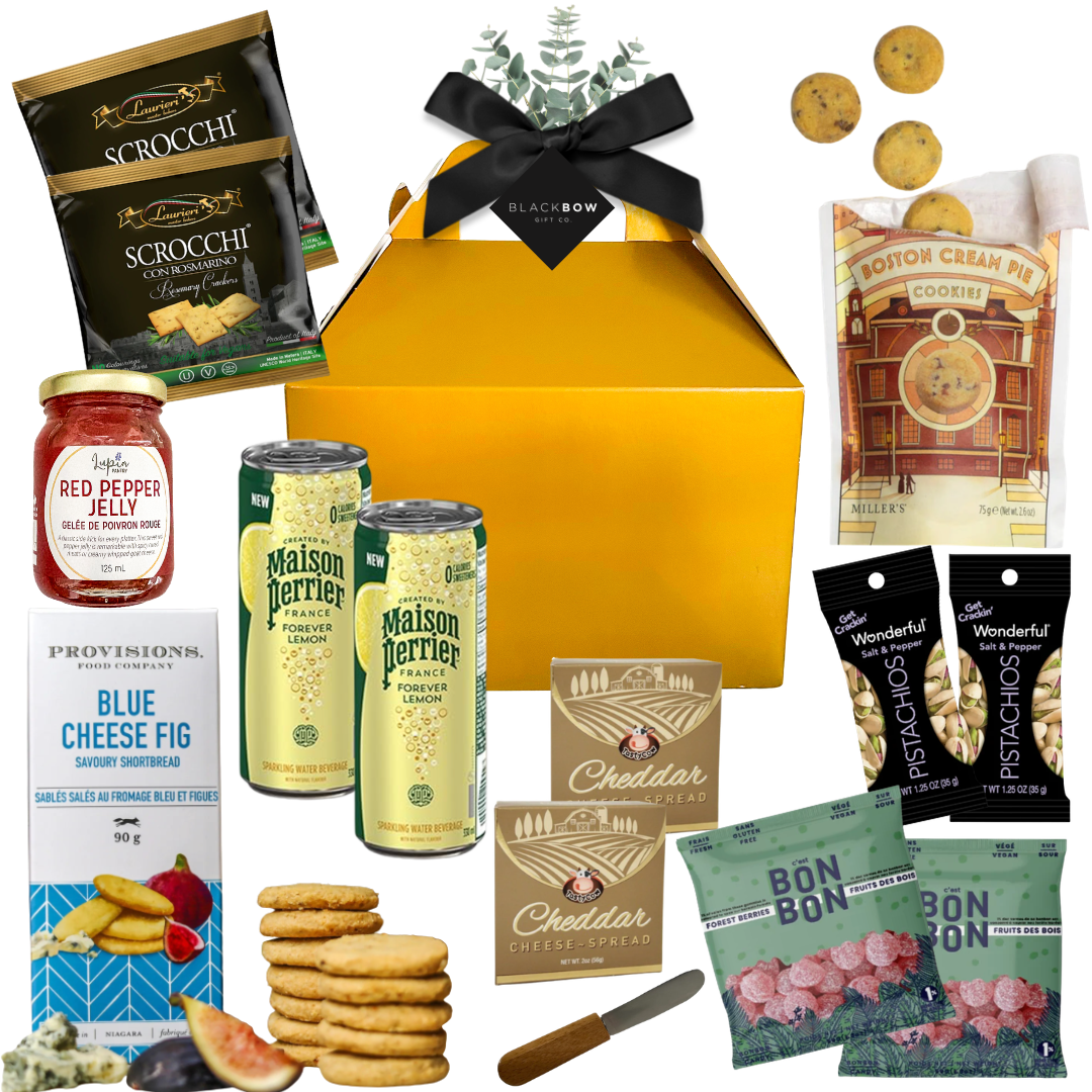 Graze Together savoury gourmet gift box for one or two people with cheese, crackers, and nuts