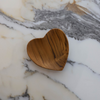 Hand Carved Teakwood Heart Dish