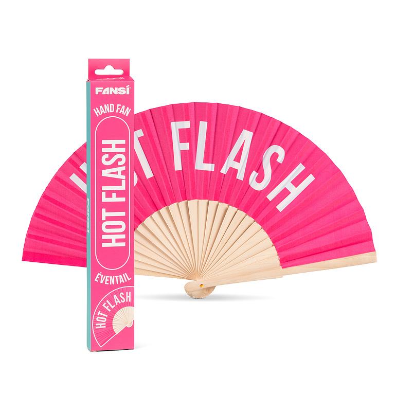 Hand Fan - Hot Flash Print