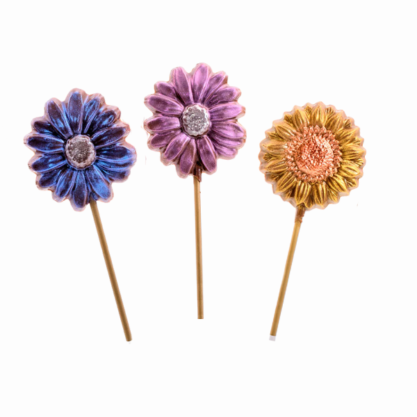 Hand painted Flower Pops Assorted - 1 pc
