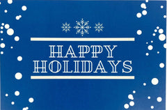 Happy Holidays (Blue)