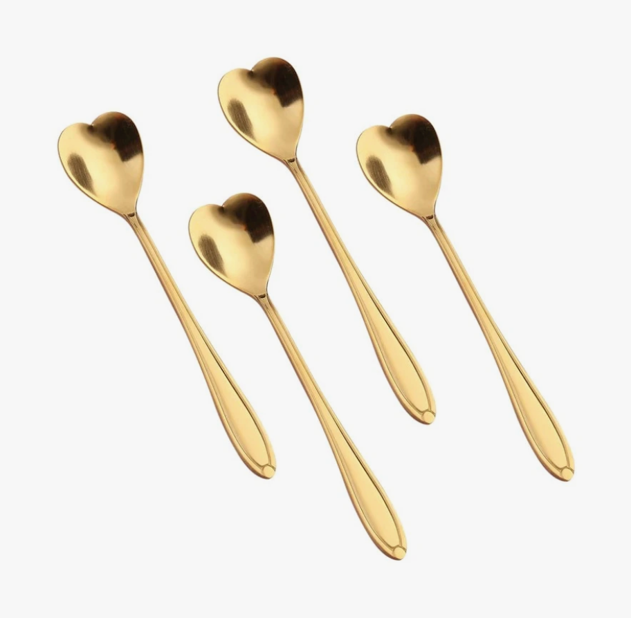 Gold Heart Spoon