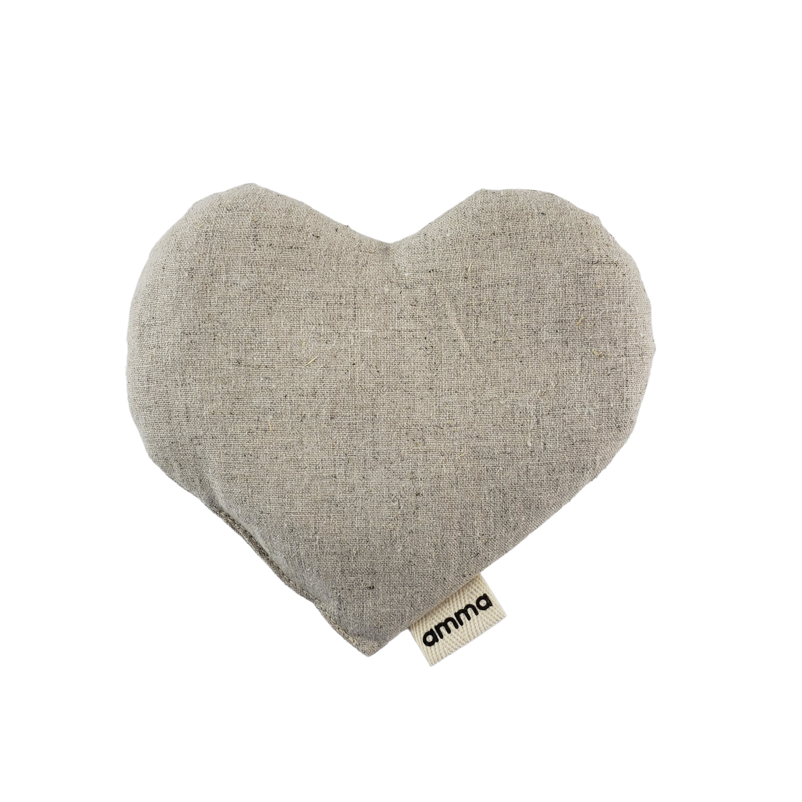 Amma Thérapie heart-shaped comfort cushion for babies and young children, handmade in Quebec, Canada.