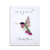 Hummingbird Pressed Flower Art Magnet
