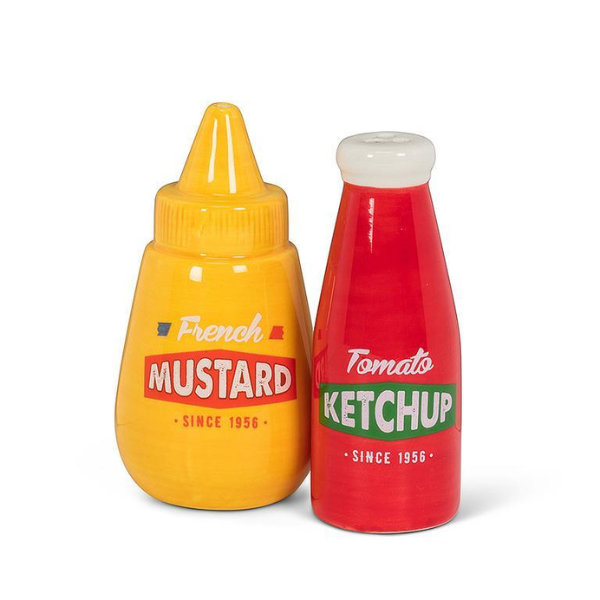 Ketchup & Mustard - Salt & Pepper Shakers