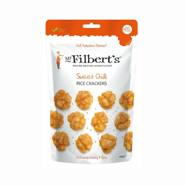 Korean Inspired Sweet Chilli Rice Crackers