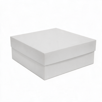 Large White Premium Keepsake Box with Lid