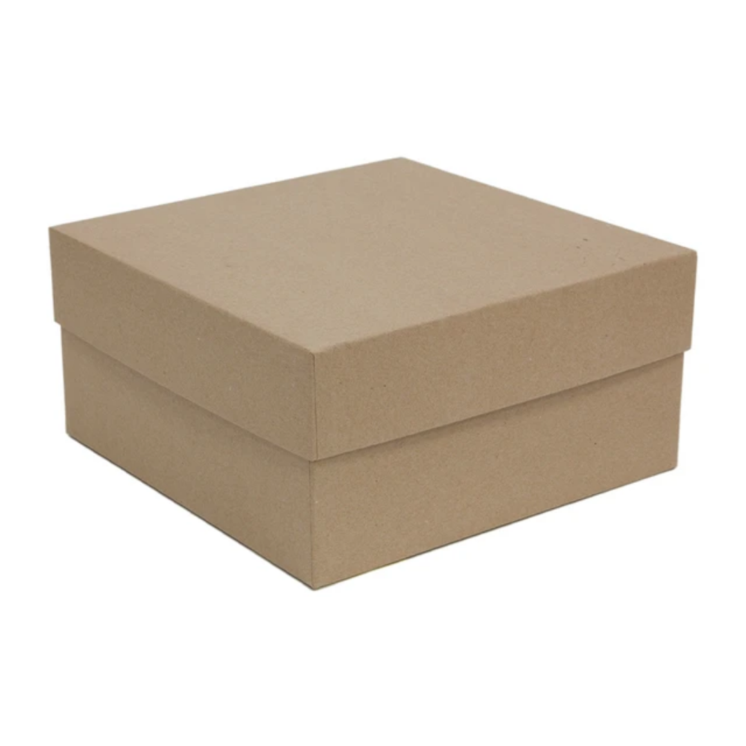 Large Kraft Premium Keepsake Box with Lid
