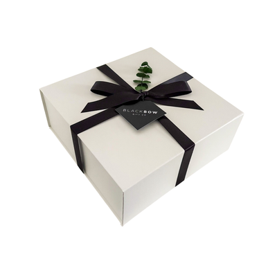 Large White Premium Keepsake Box with Lid