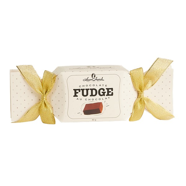 Laura Secord Firecracker white fudge, a gourmet creamy confection made with quality ingredients and a traditional family recipe.