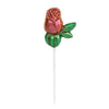 Handpainted Dark Chocolate Rose Pop