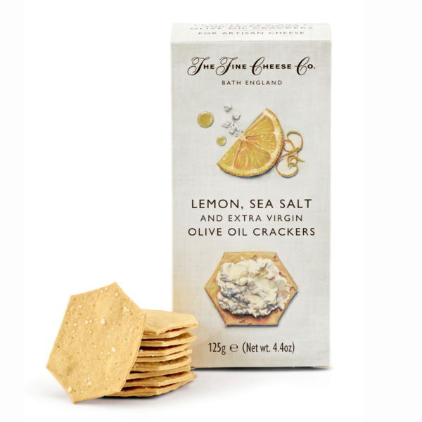 Lemon, Sea Salt & Extra Virgin Olive Oil Crackers
