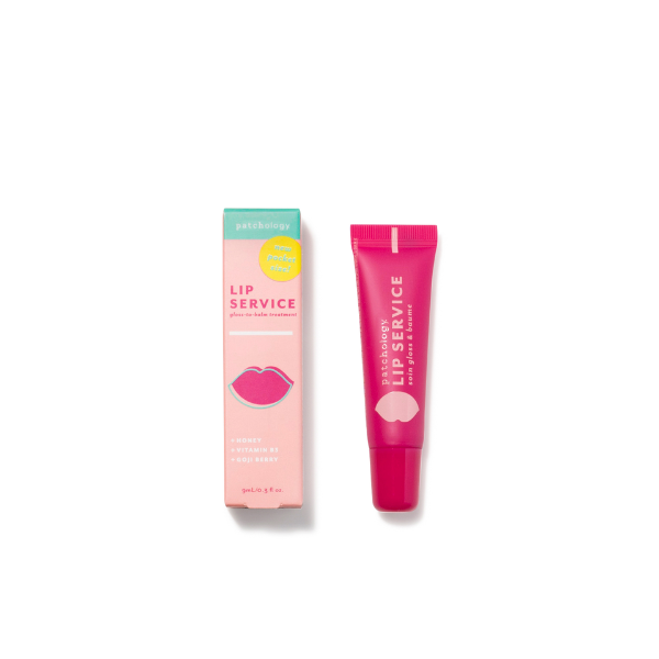 Gloss-to-balm lip treatment with hyaluronic acid, aloe vera and honey for hydrated, soft, smooth lips.