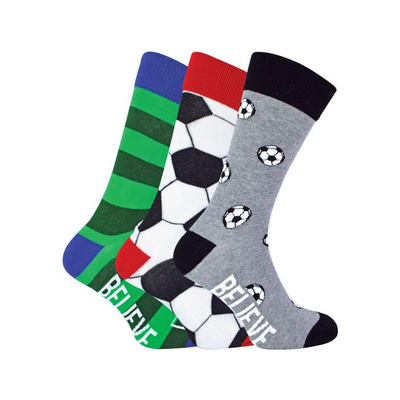 Lucky Game Day Soccer Socks - 3 Pairs
