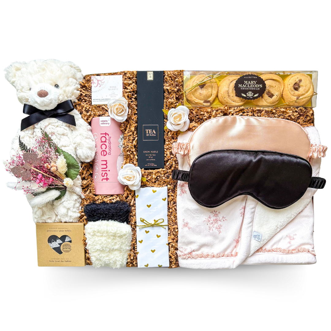 Baby Gift Boxes, Shipped Gift Boxes Canada, Luxury Baby Gift Sets, Thoughtful Baby Shower Gifts, Modern Baby Gift Boxes, Celebration Gift Sets, Self-Care Gifts For New Moms, Shipped Personal Baby Gifts, Unique Gifts For Women And Babies, Fun Baby Shower Gift Boxes, Gifts With Blankets And Loveys, Gourmet Baby Treat Gift Boxes, Baby Wellness Gift Sets, Gifts With Tea And Shortbread, Relaxation Gift Boxes For Moms, Cozy Baby And Parent Gift Sets, Elegant Newborn Gift Boxes, Luxury Baby Shower Keepsake Gift Bo