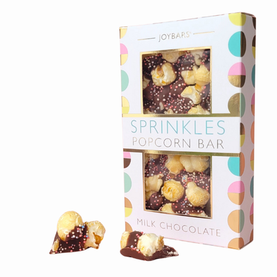 Milk Chocolate Popcorn Bar - Sprinkles