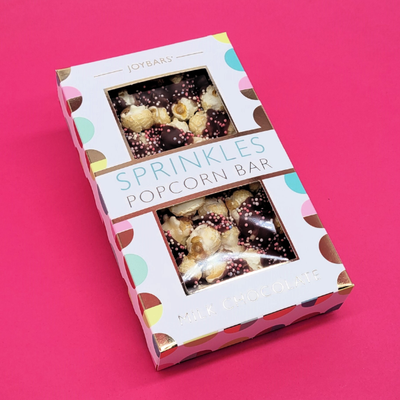 Milk Chocolate Popcorn Bar - Sprinkles