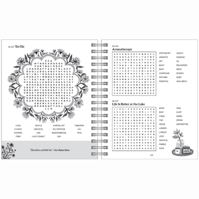 Mindfulness Word Search - Puzzle Book for Self Care & A Zen Mind