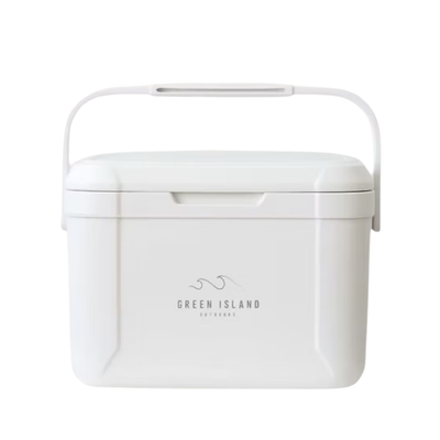 Mini Hard Cooler in White
