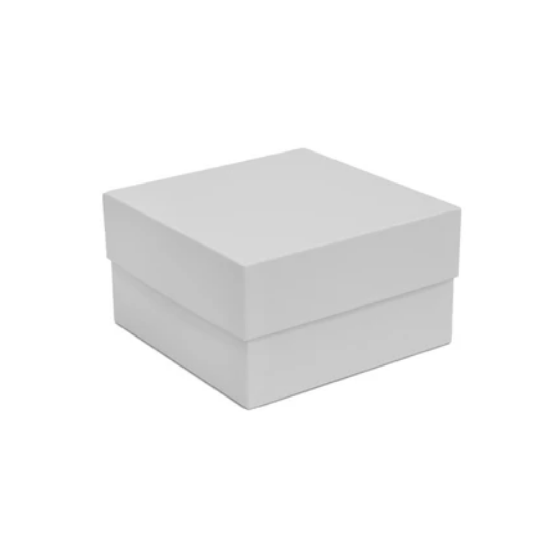 Small White Keepsake Gift Box With Lid
