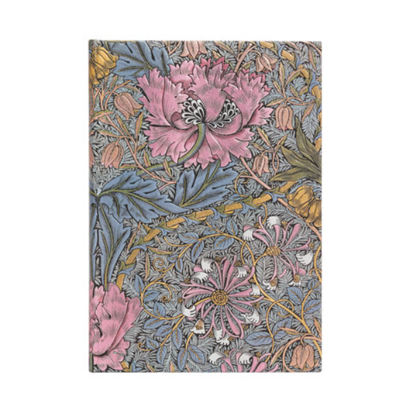 Morris Pink Honeysuckle Midi Lined Hardback Journal