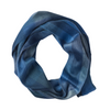 Natural Alpaca Scarf - Blue