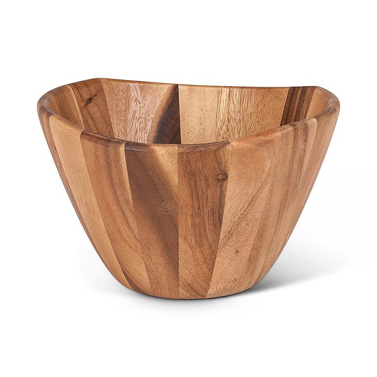 Acacia Wood Artisan Salad Bowl