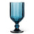 Navy Glass Goblet