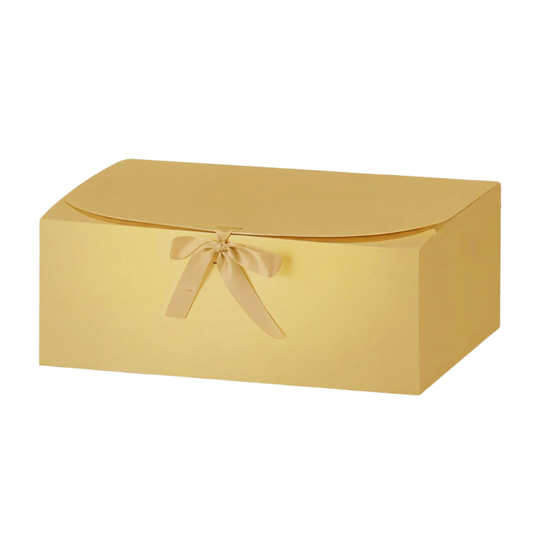 Collapsible Gold Gift Box