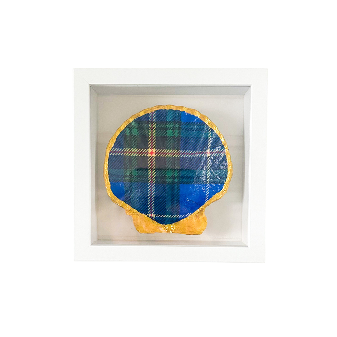 Nova Scotia Tartan Sea Shell Frame