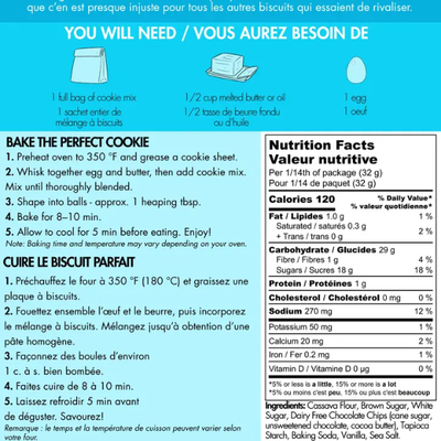 One Smart Cookie Gluten Free Chocolate Chip Cookie Mix