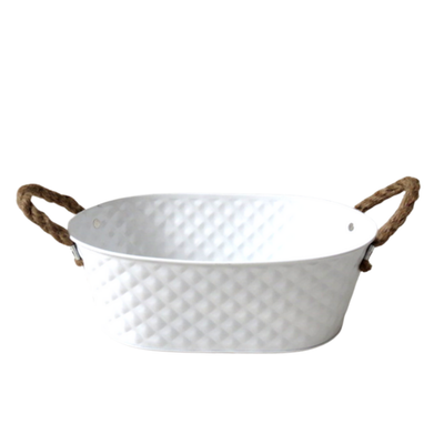 Oval Metal Basket