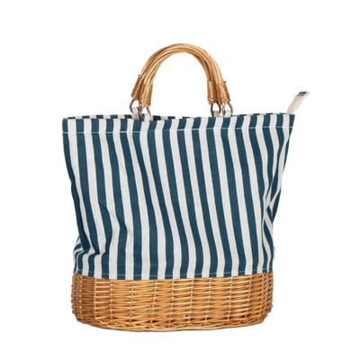 Oval Willow Insulated Picnic Bag