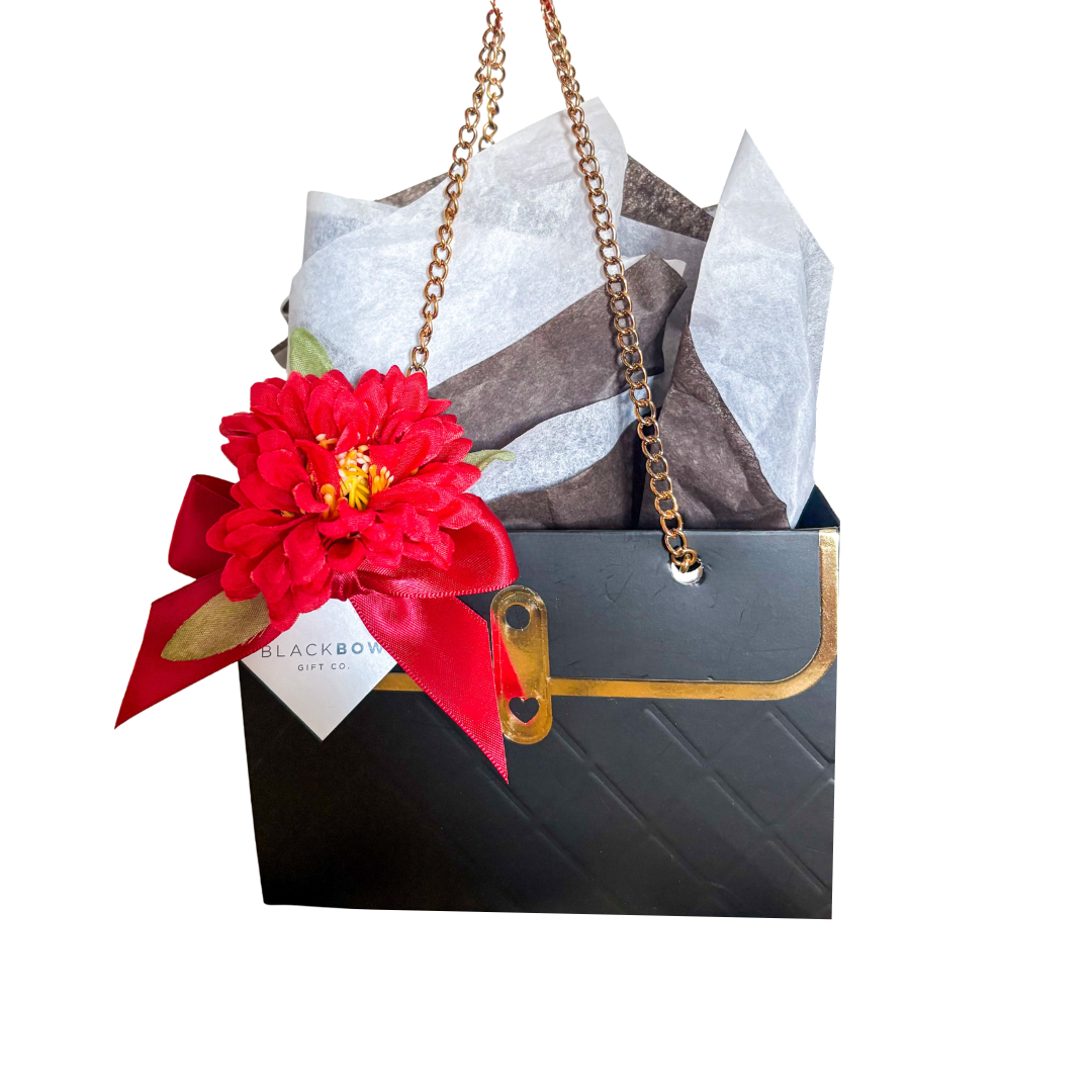 Small Paper Gift Bag with Metal Chain (2 Colour Options)