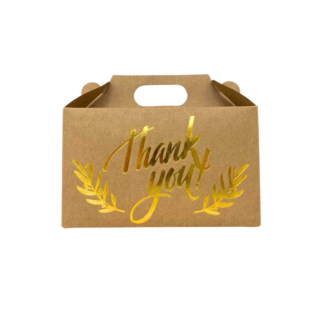 Thank You Gable Box - Kraft